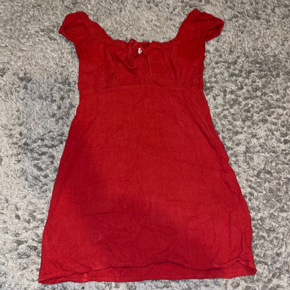 Red dress